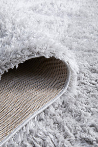 Thumbnail for Angel Grey Modern Plush Rectangle Rug