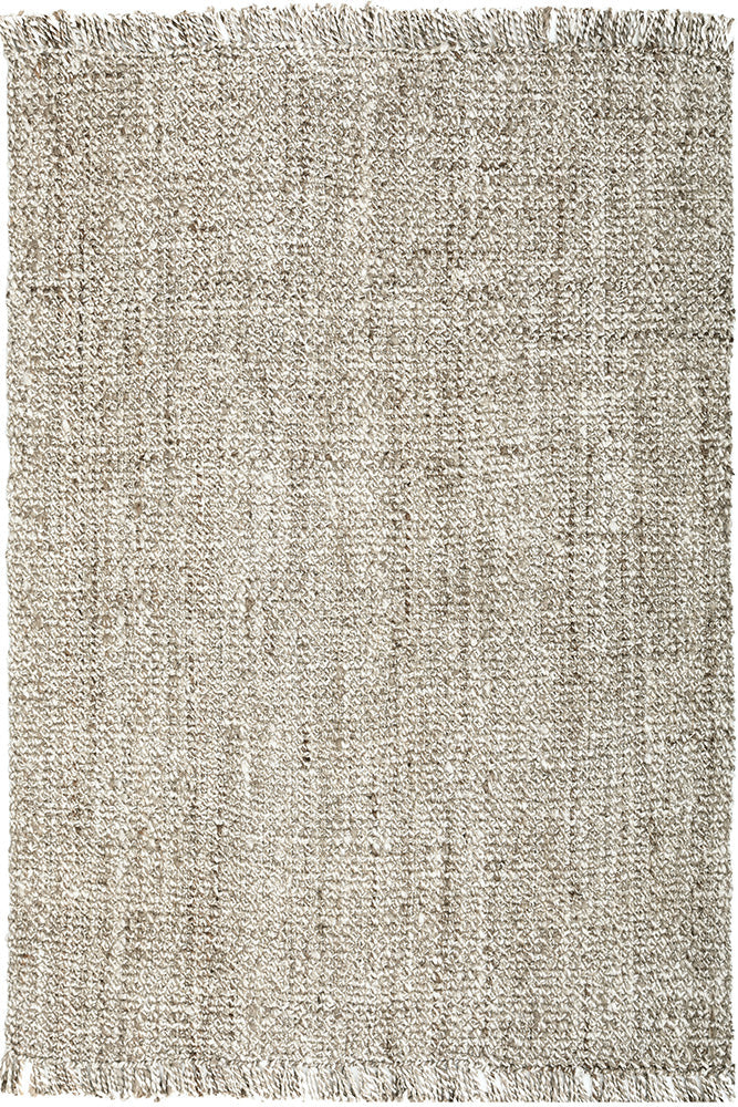 Harlow Grey Jute Modern Rustic Rectangle Rug