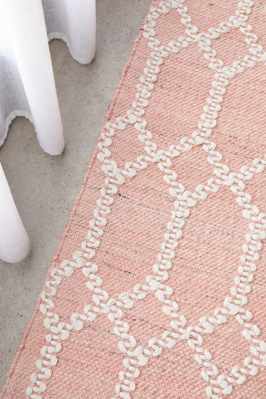 Nellie Tribal Pink & Ivory Rug