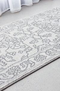 Thumbnail for Bjorn Paradise Grey Two-Tone Modern Hallway Runner Rug