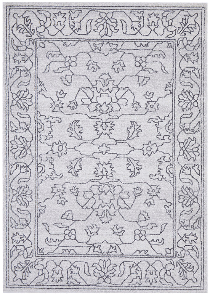 Bjorn Paradise Grey Two-Tone Modern Rug