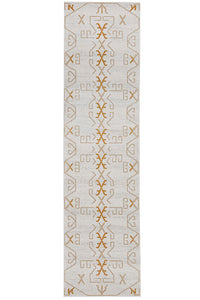 Thumbnail for Cala Paradise Cream & Gold Modern Round Rug