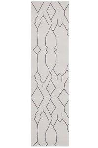 Thumbnail for Ivy Paradise Cream & Grey Modern Abstract Hallway Runner Rug