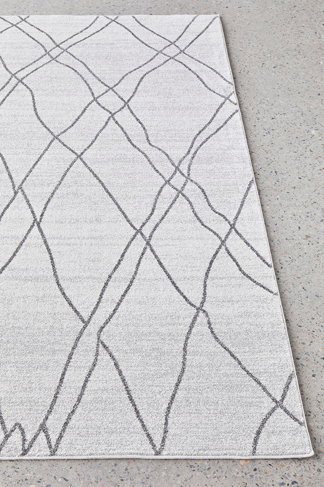 Jada Paradise Grey Modern Abstract Rug