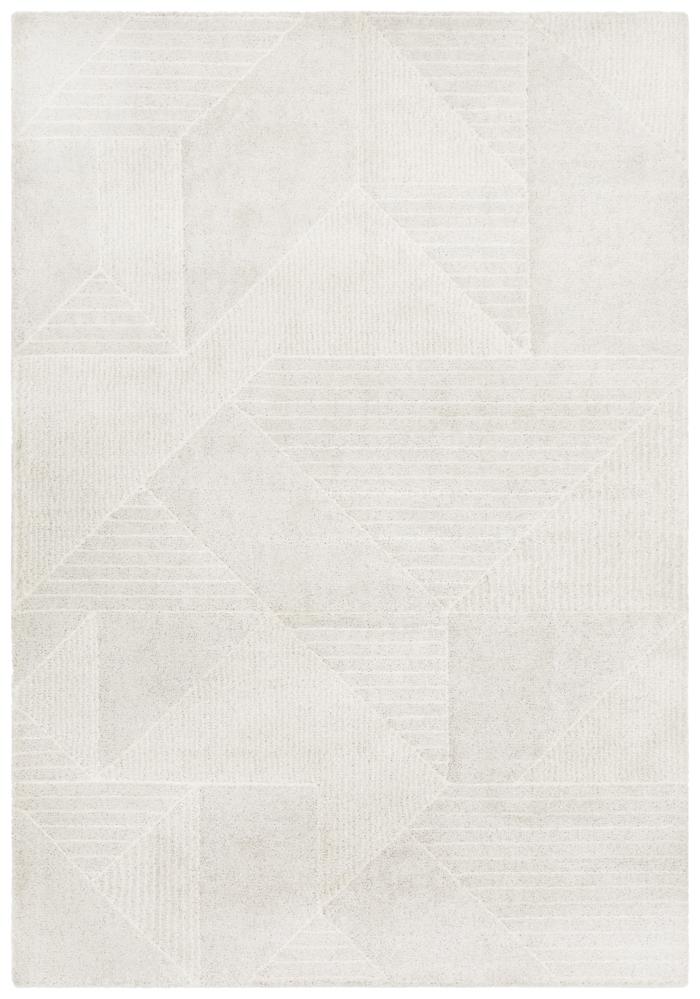 Ashe Scandi Soft Grey Patterned Rug