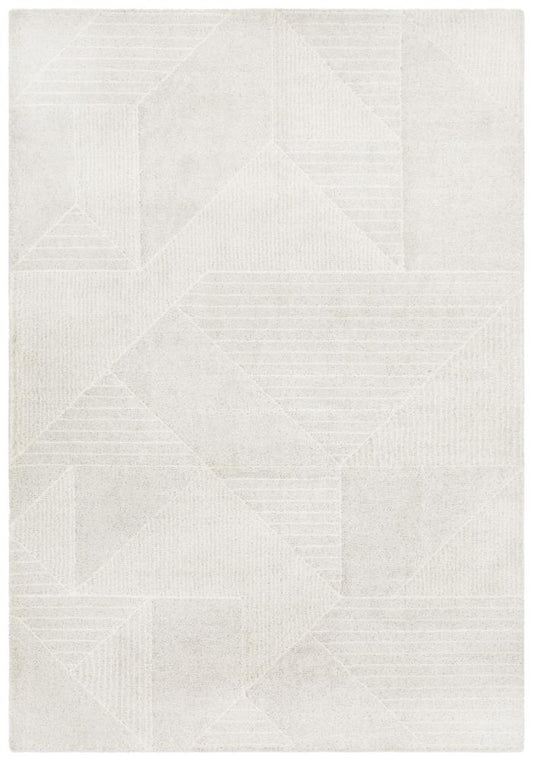 Ashe Scandi Soft Grey Patterned Rug