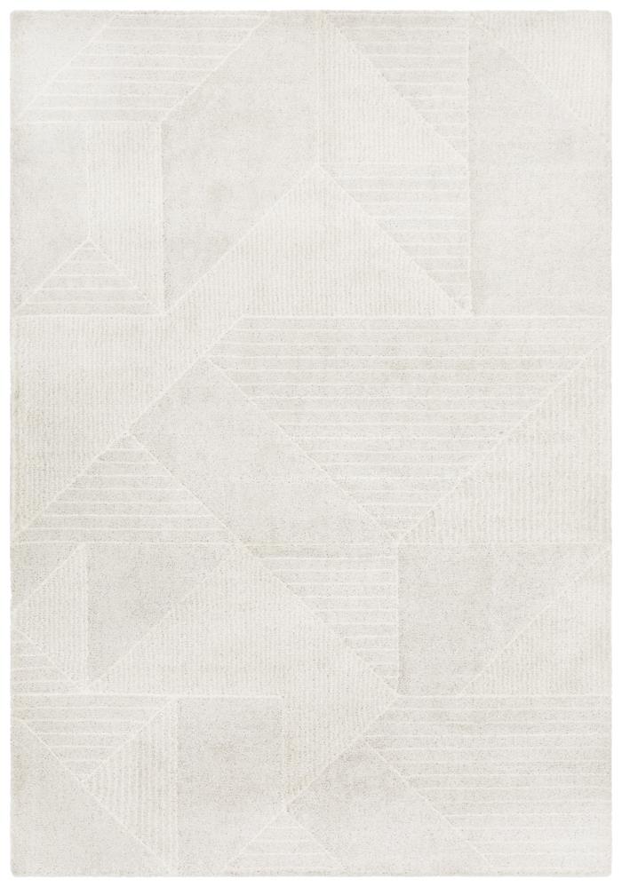 Ashe Scandi Soft Grey Patterned Rug