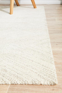 Thumbnail for Ashe Scandi Silver Grey Patterned Rug