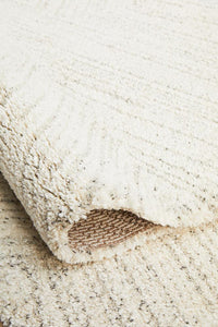 Thumbnail for Ashe Scandi Silver Grey Patterned Rug