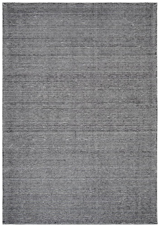 Ally Modern Black Hand Loomed Rug