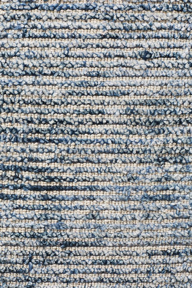 Ally Modern Indigo Rayon Rug
