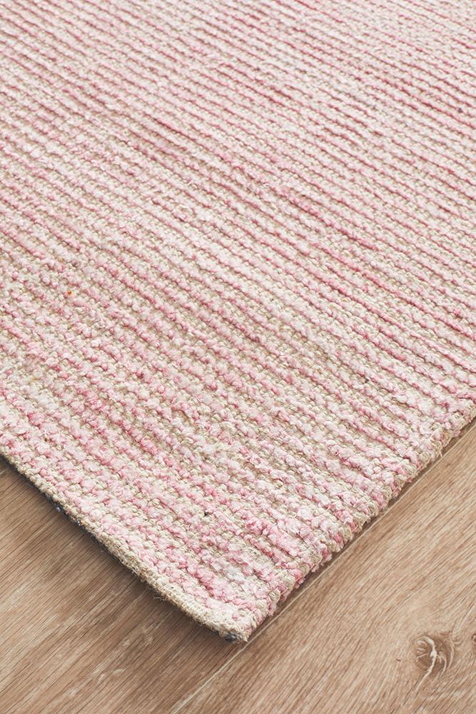 Ally Modern Rose Pink Rug