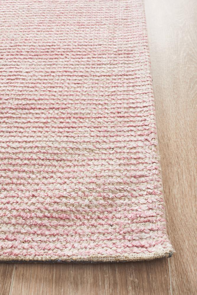 Ally Modern Rose Pink Rug