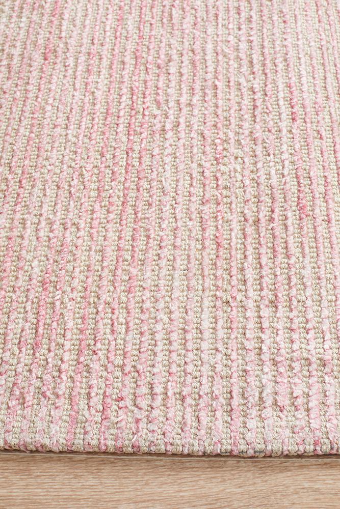 Ally Modern Rose Pink Rug