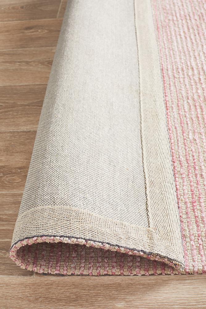 Ally Modern Rose Pink Rug