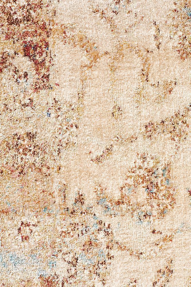 Evelyn Ivory Faded Abrash Transitional Rug