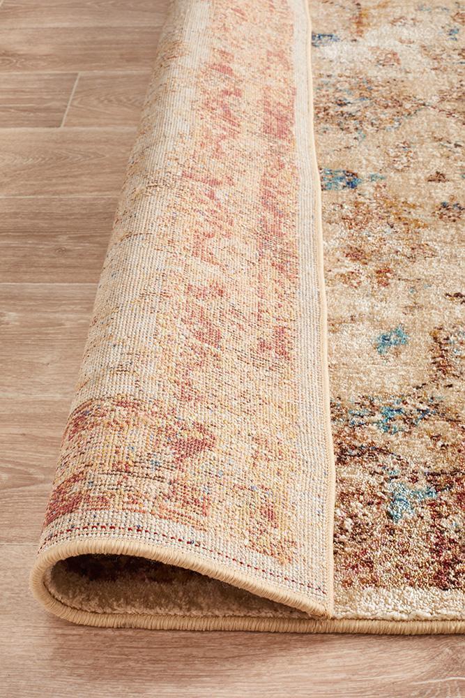 Evelyn Ivory Faded Abrash Transitional Rug