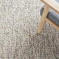 Lily Scandi Grey Wool & Jute Rug