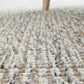 Lily Scandi Grey Wool & Jute Rug
