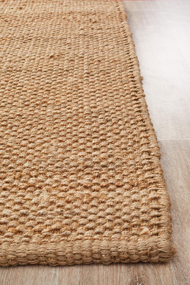 Nisha Natural Jute Hand Braided Rug