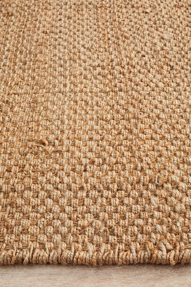 Nisha Natural Jute Hand Braided Rug