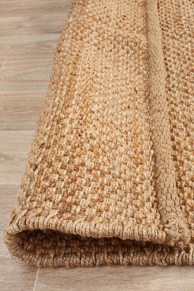 Nisha Natural Jute Hand Braided Rug