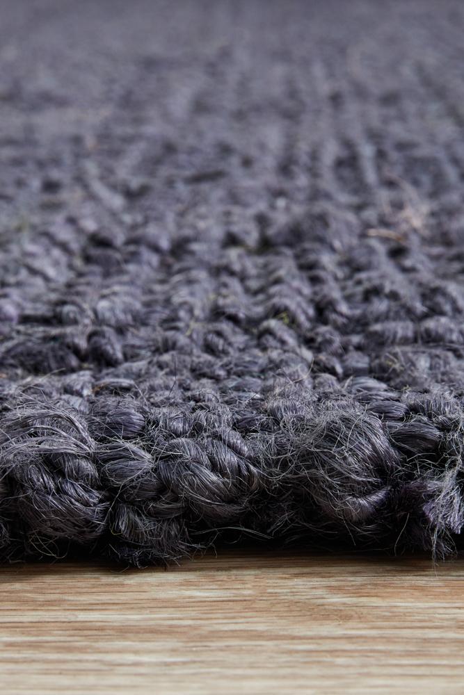 Asha Navy Jute Rug