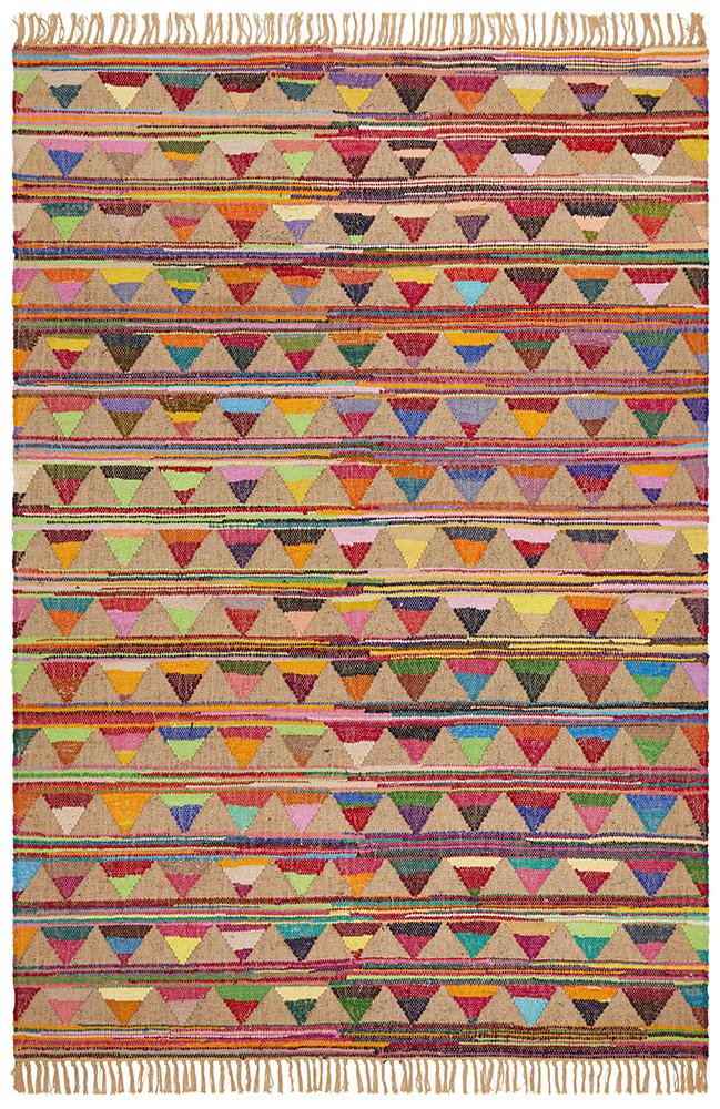 Hunter Multi-Colour Jute Rug