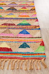Thumbnail for Hunter Multi-Colour Jute Rug
