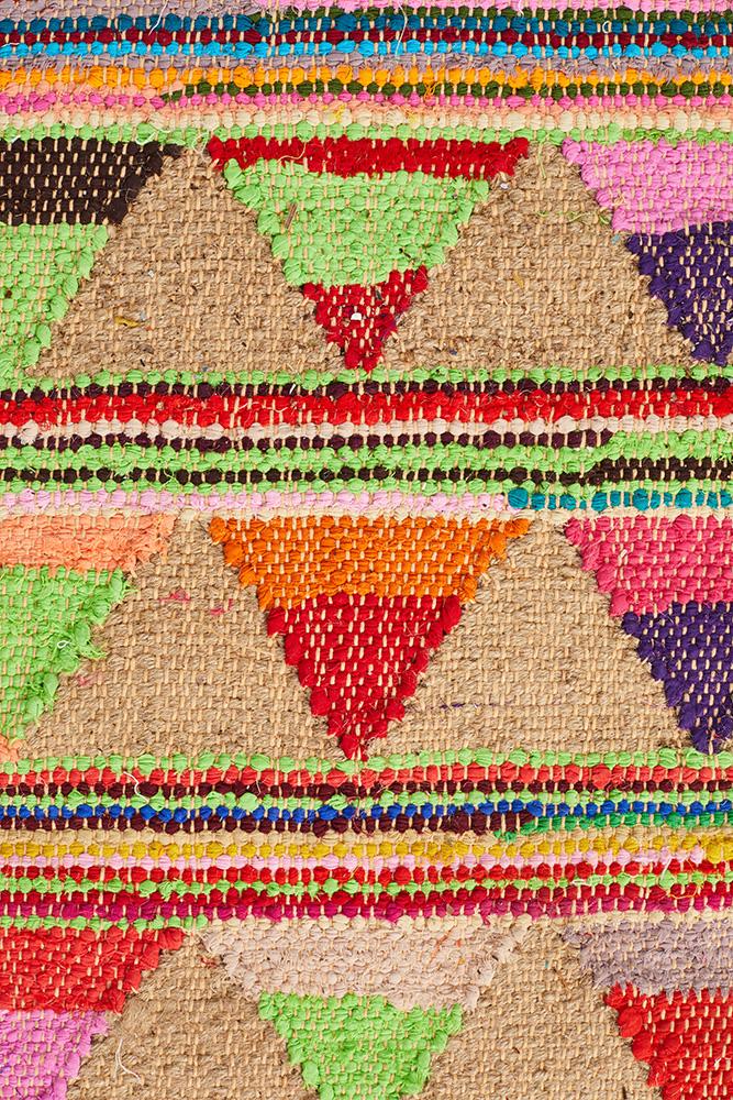 Hunter Multi-Colour Jute Rug