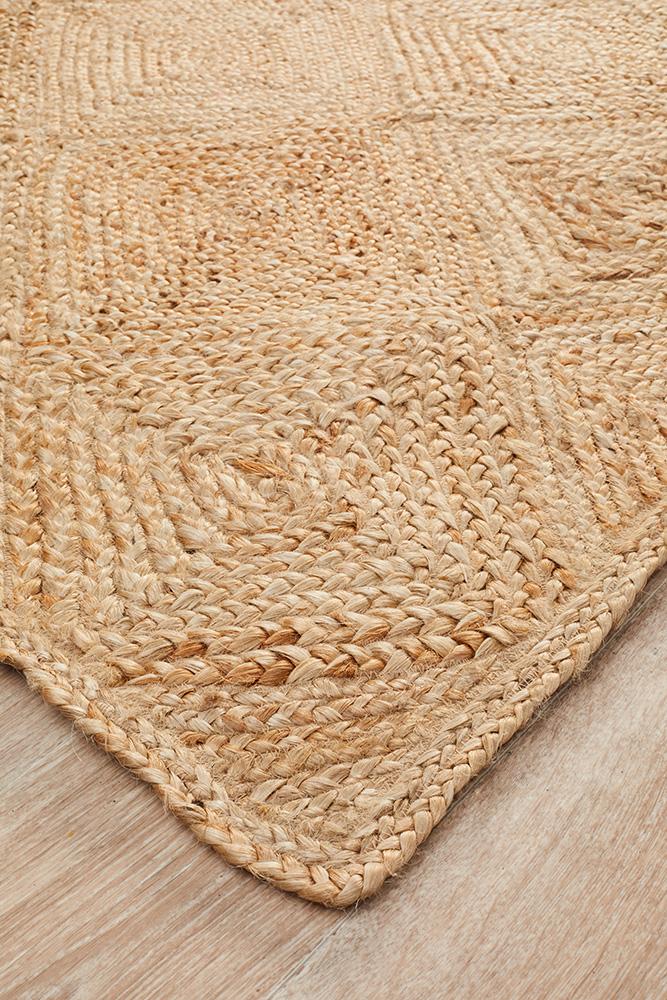 Sia Diamond Natural Jute Rug