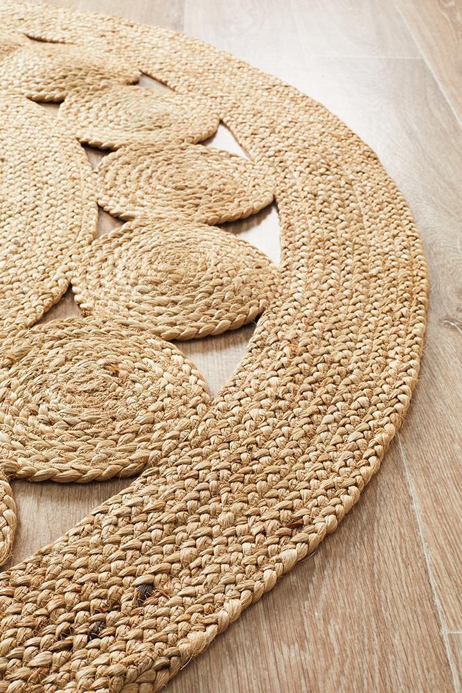 Luana Natural Jute Round Rug