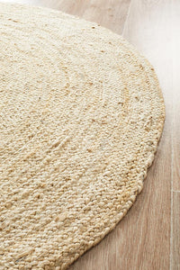 Thumbnail for Serena Bleached Jute Round Rug