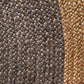 Serena Dark Brown & Natural Round Jute Rug