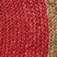 Serena Red Cherry Jute Round Rug