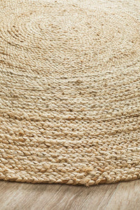 Thumbnail for Serena Natural Jute Round Rug