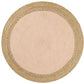 Serena Pink Jute Round Rug