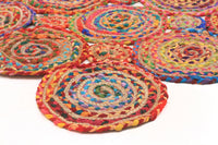 Thumbnail for Zoe Cotton & Jute Multi-Colour Rug