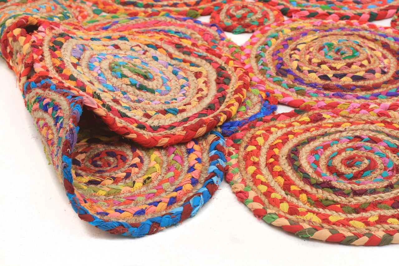 Zoe Cotton & Jute Multi-Colour Rug