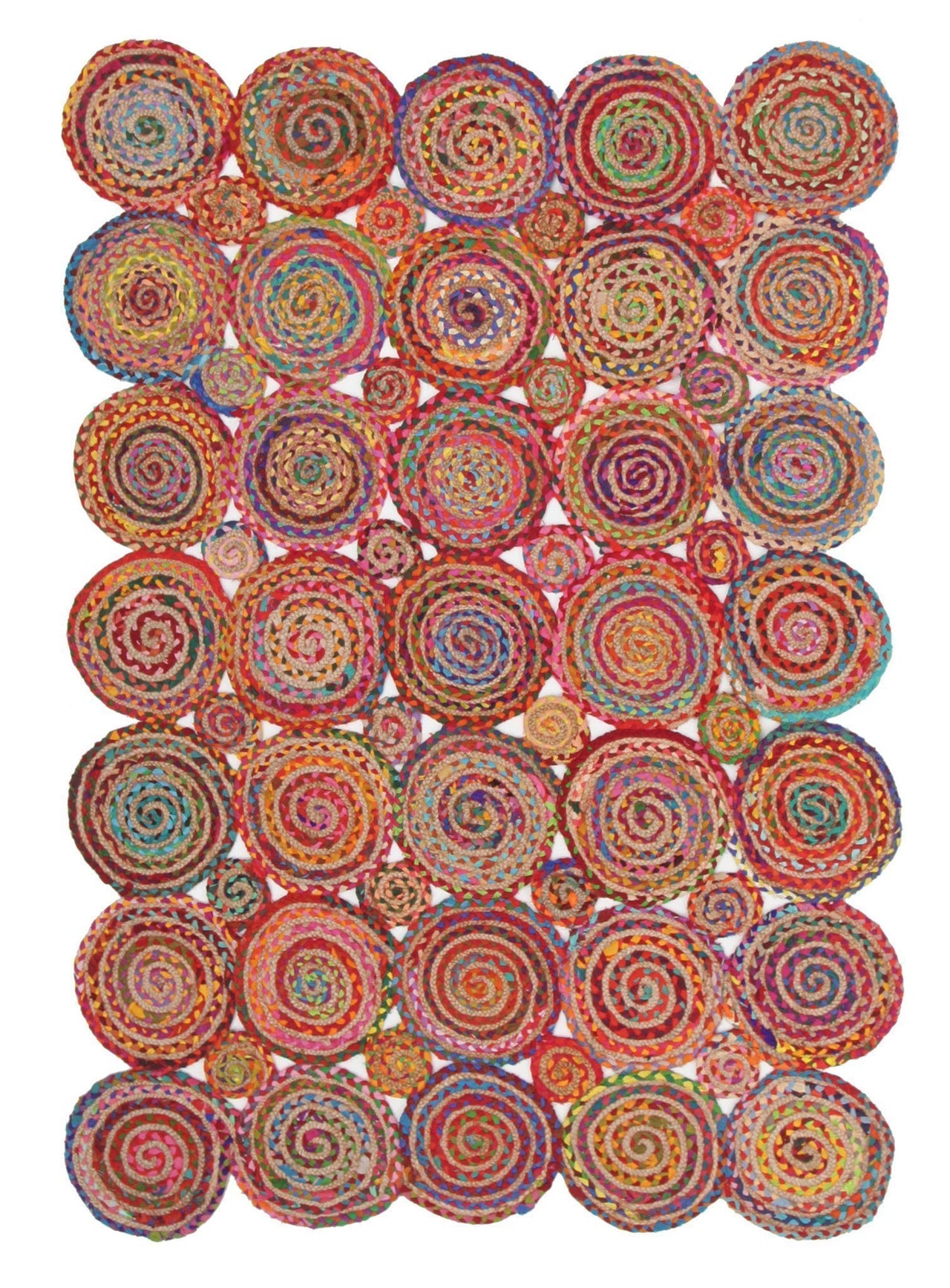 Zoe Cotton & Jute Multi-Colour Rug