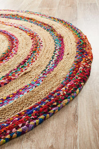 Thumbnail for Atrium April Target Cotton And Jute Rug