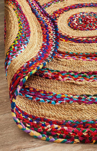 Thumbnail for Atrium April Target Cotton And Jute Rug