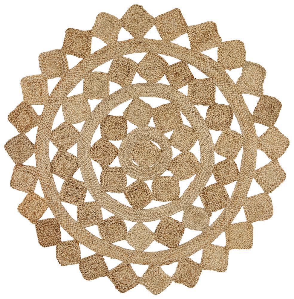 Tess Natural Jute Round Rug