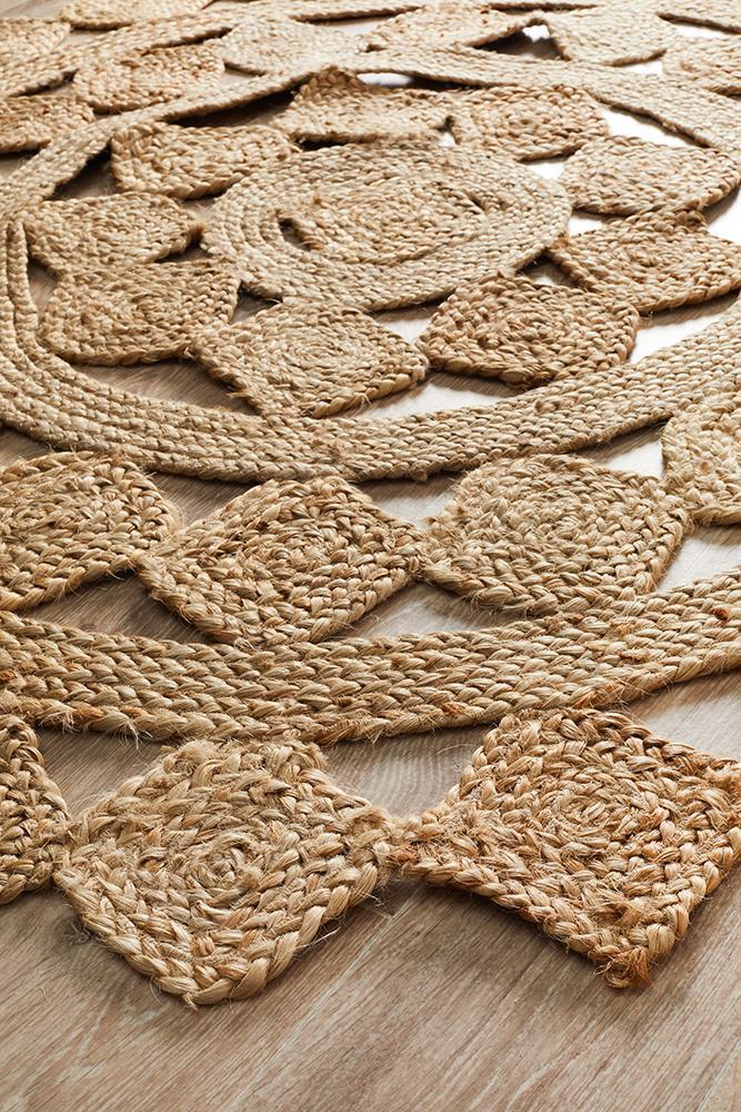 Tess Natural Jute Round Rug