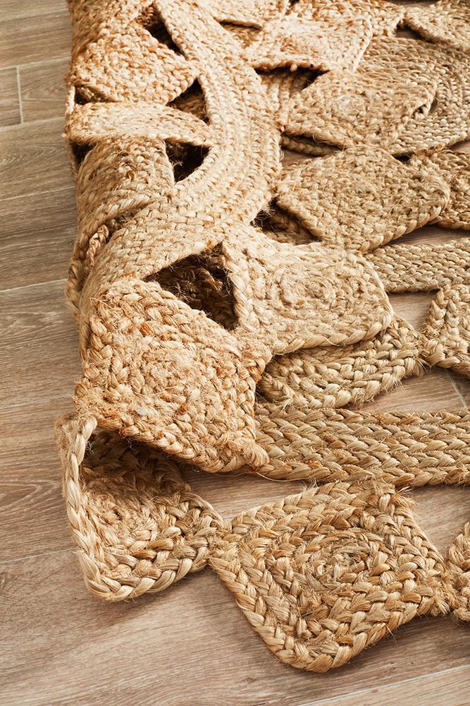 Tess Natural Jute Round Rug