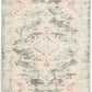 April Vintage Pink & Grey Rug