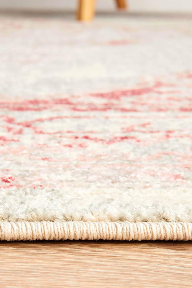 Aria Vintage Pink & Ivory Rug