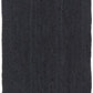 Kai Black Jute Rug hall runner