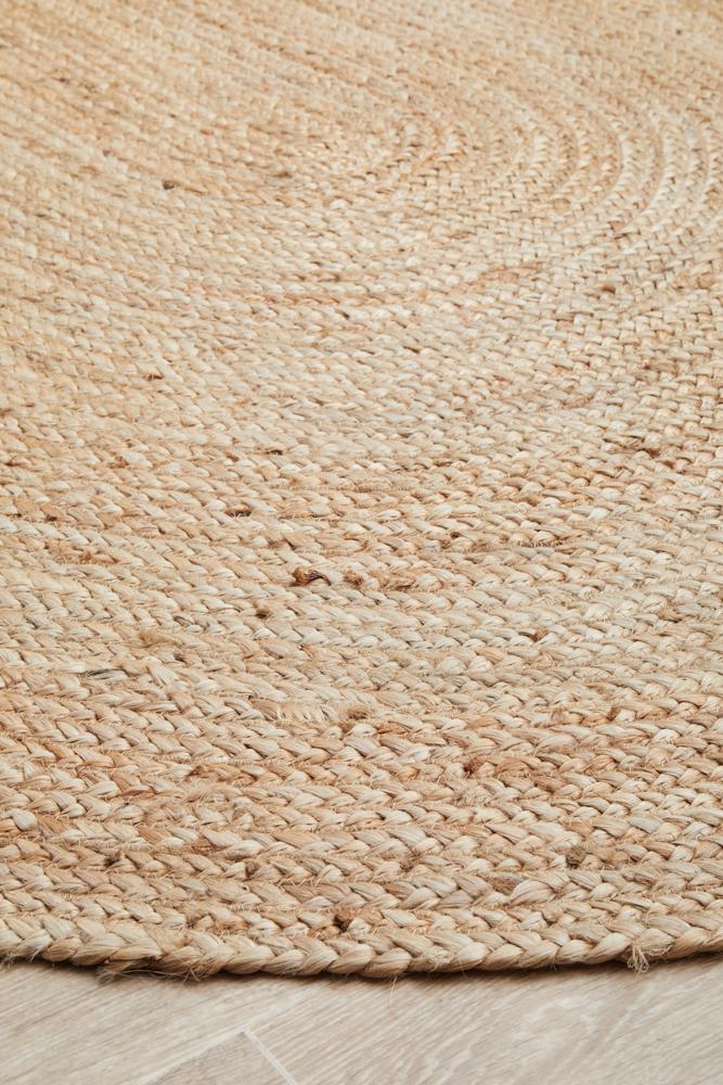 Kai Natural Jute Oval Rug