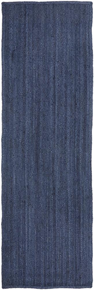 Kai Navy Jute Rug hall runner